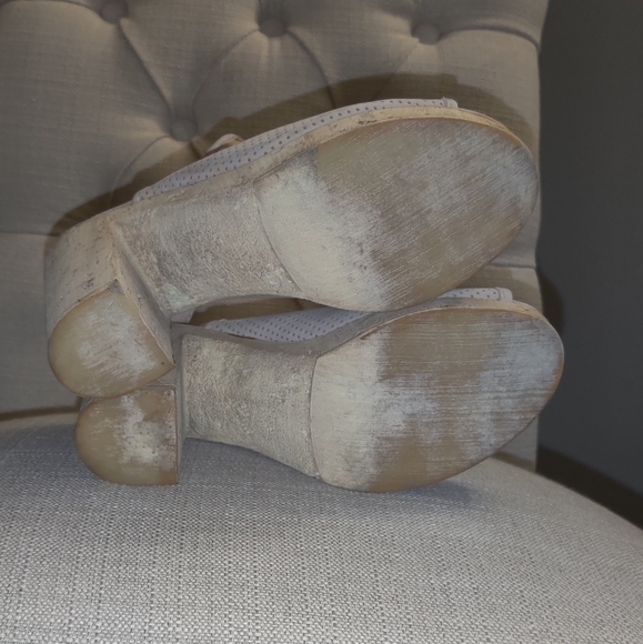 Ladies Sbicca Chunky Cork Heels - Picture 2 of 8